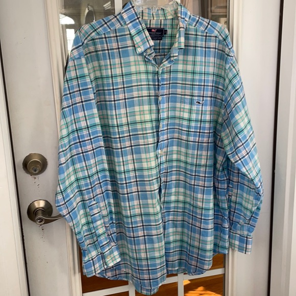 Vineyard Vines Other - Vineyard Vines plaid long sleeve button down XL